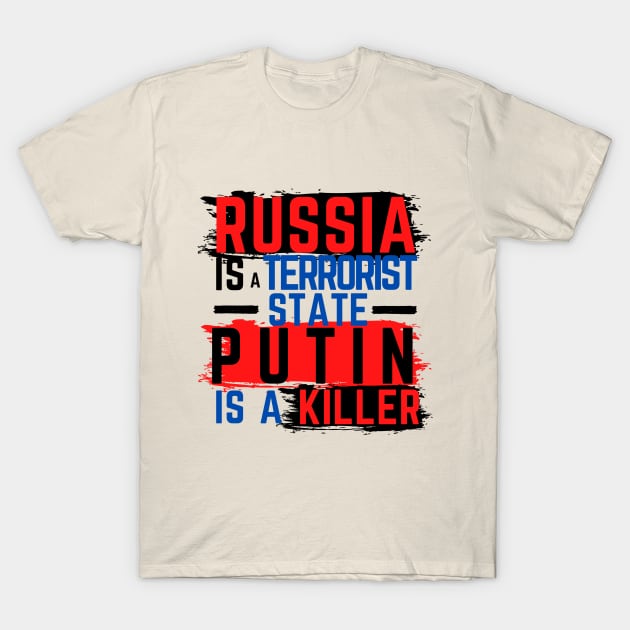 russia terrorist T-Shirt by OnlyHumor